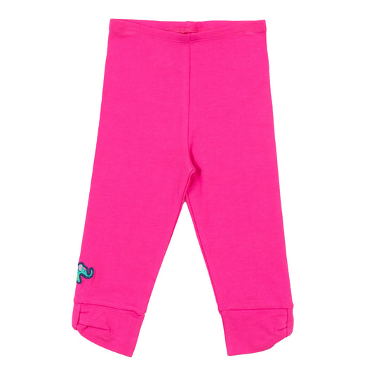 Legging 3/4 uni fushia ultra - Jungle asiatique - S2402-14 - 2 à 10 ans