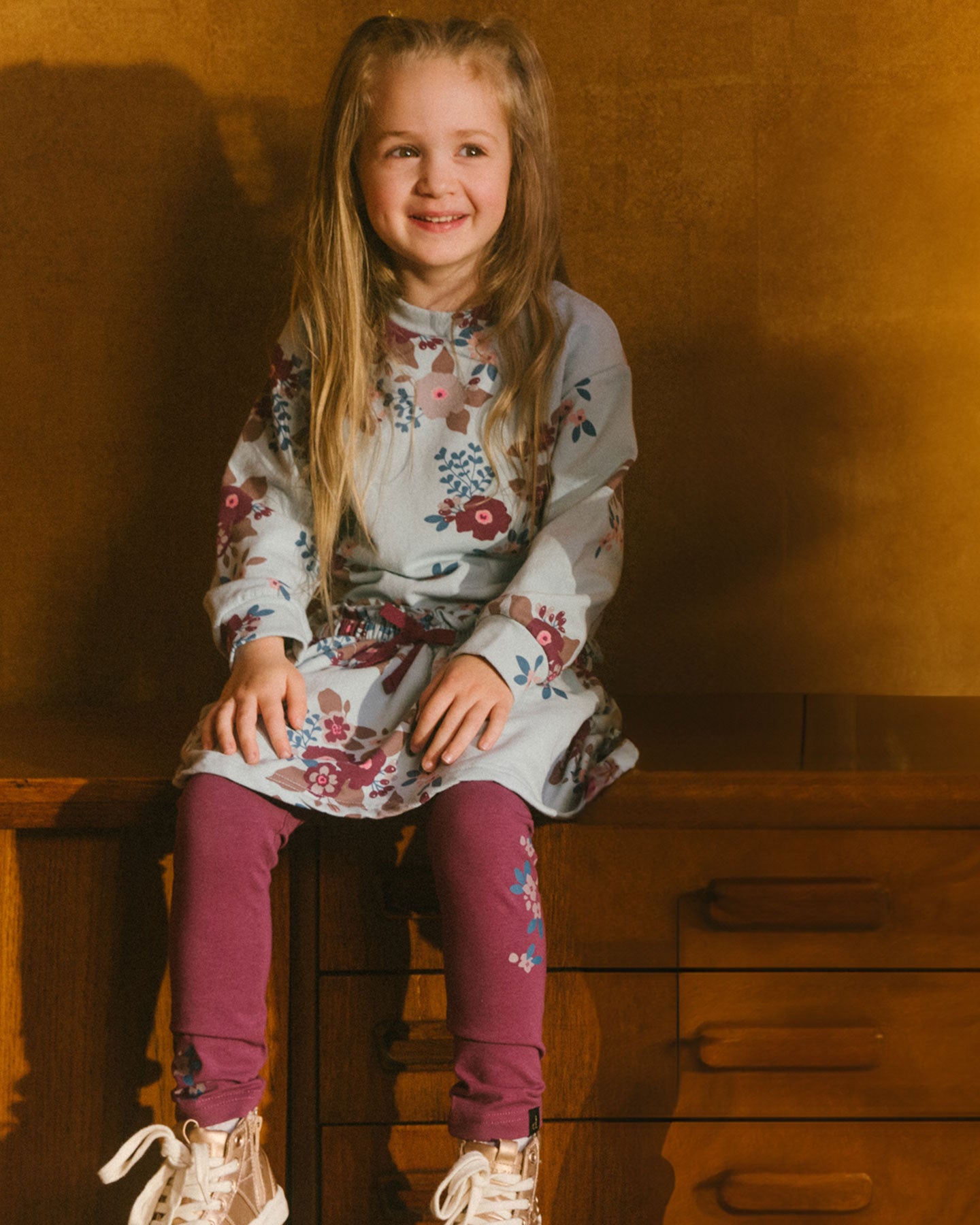 Legging uni en coton organique - Forêt enchantée - G20I60-540 - 2 à 10 ans