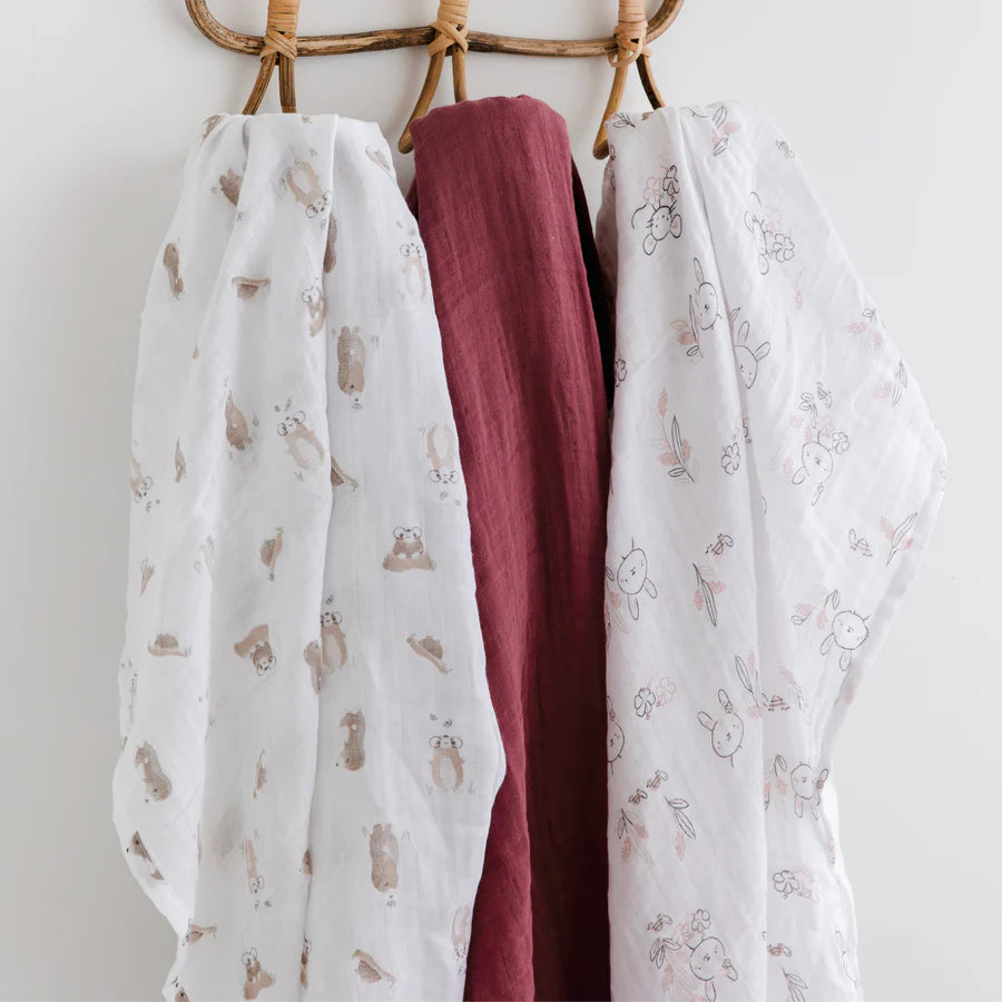 Couverture de mousseline - Lapin