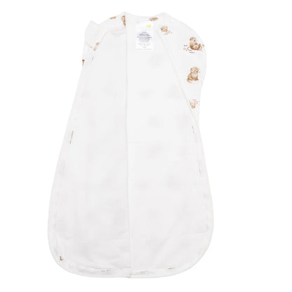 Sac de nuit pour nouveau-né en bambou - Loutres (1.0 tog)