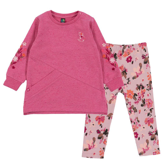 Ensemble tunique leggings - Doux chaton - F2554-05- 3 à 24 mois
