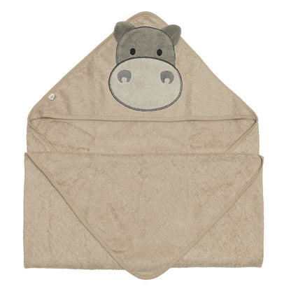 Serviette à capuchon pour bébé - Hippopotame