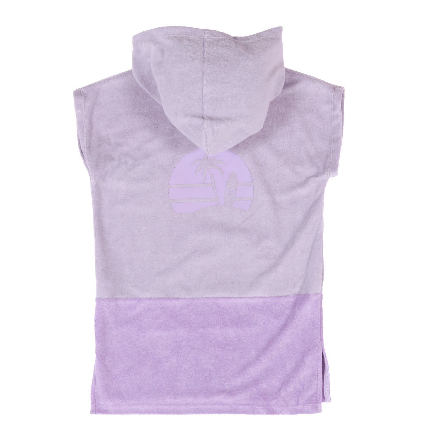Poncho de plage - S26BP600 - Lilas -  12/24 mois à 14 ans