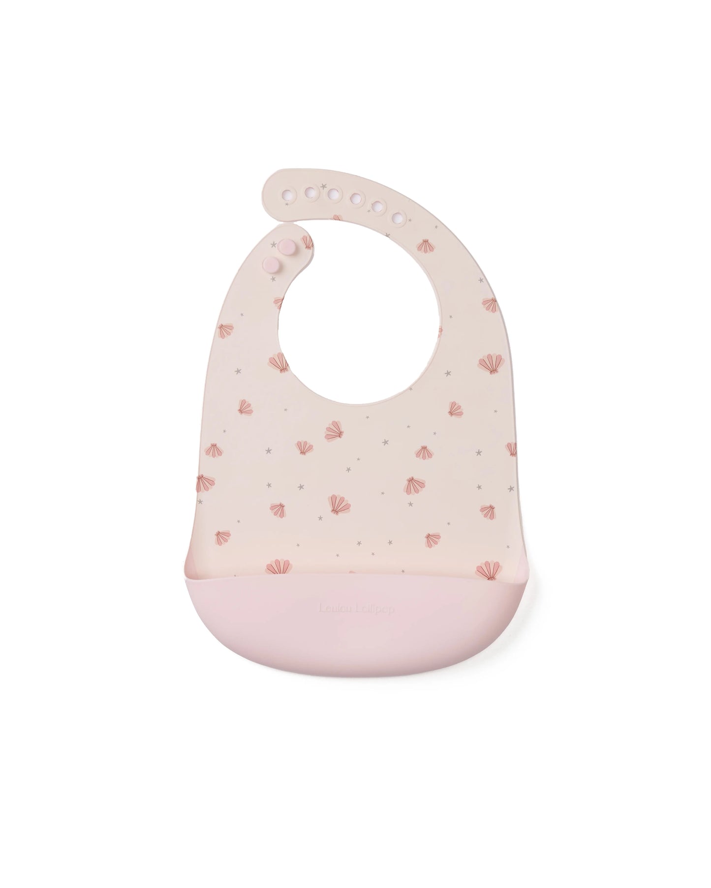 Bavoir en silicone - Coquillage