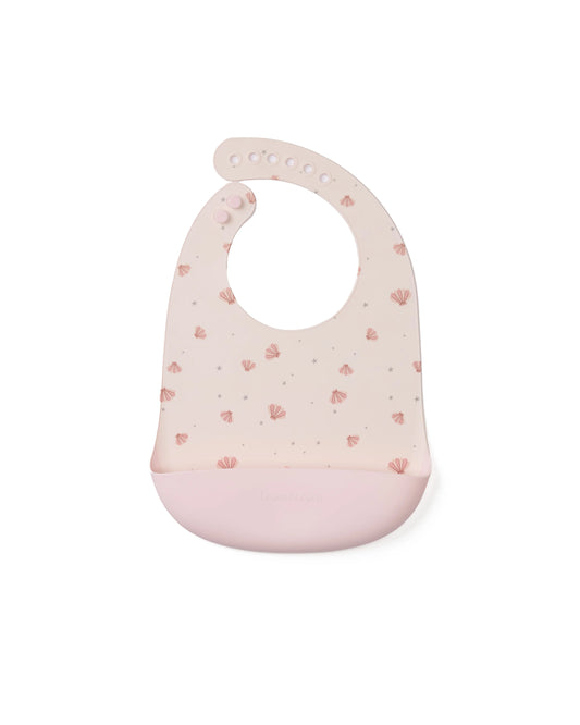 Bavoir en silicone - Coquillage