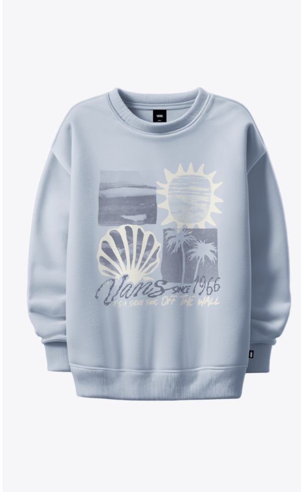 Chandail SHORE THING OS CREW - Bleu -  8 à 14 ans