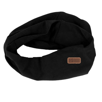 Foulard en jersey - BCACJ210- Noir - 12 mois à 14 ans