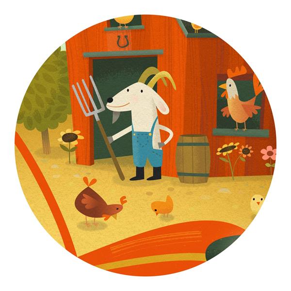 Puzzle silhouette / Tracteur - 16 pcs