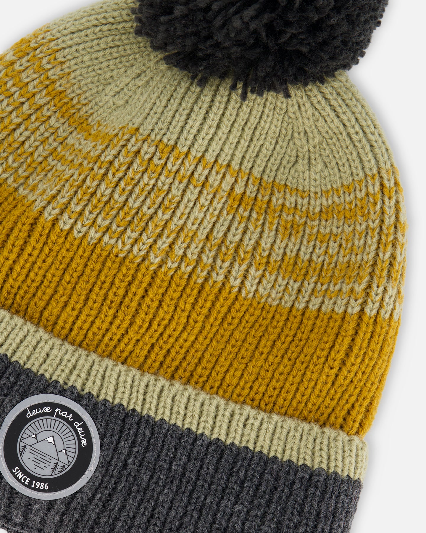 Tuque d’hiver en tricot - Rayures - G10ZQ01-000 - 2 à 14 ans