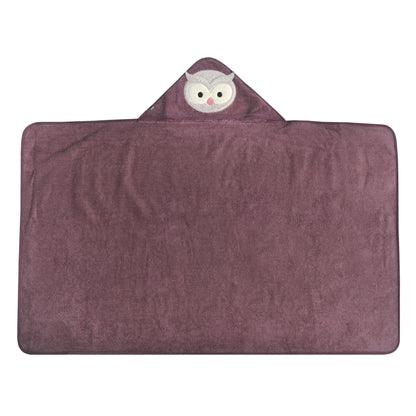 Serviette à capuchon pour enfant - Hibou