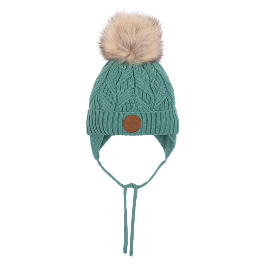 Tuque d’hiver en tricot avec oreilles Léa F24TU270 - 2/4 à 5/6 ans