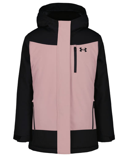 Manteau d’hiver TONIBIRD - UAC SPACES JUNIOR -Rose/Noir - 7-16 ans