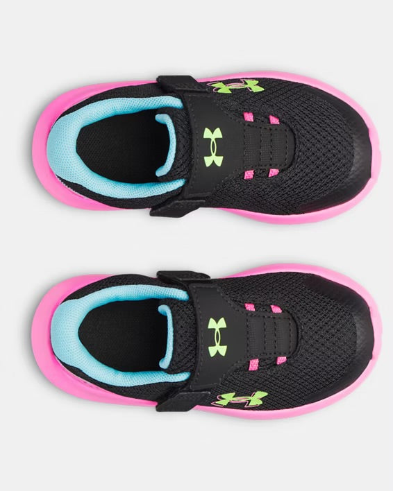 Chaussures de course UA Surge 4AC - 3027110-004 - Noir/Rose - 5E à 10E