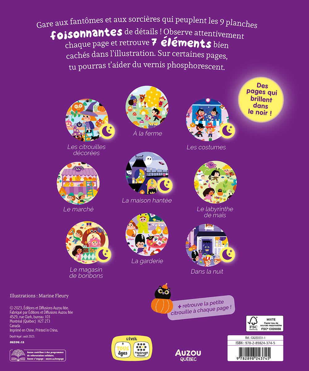 Cherche et trouve des tout-petits : L’Halloween