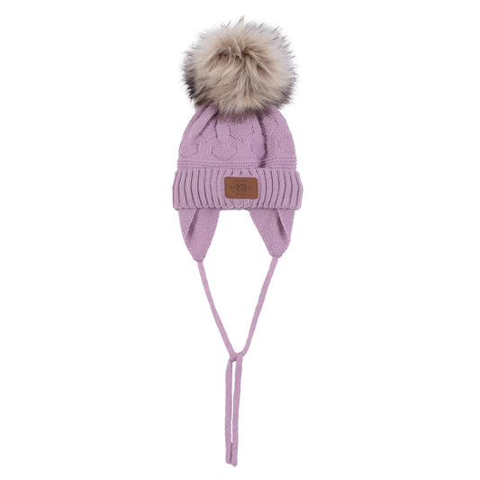 Tuque d’hiver - F25TU468 - Lilas -  6 à 24 mois