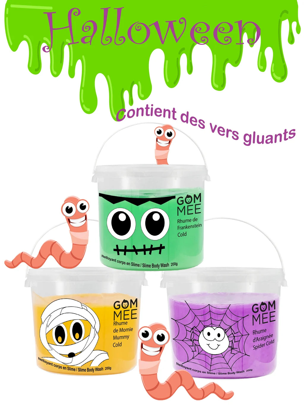 SLIME MOUSSANTE RHUME D'ARAIGNÉE 200G
