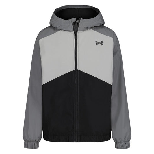 Manteau mi-saison -  25UJSJM05F-001 - Noir/Gris- 4 à 14 ans