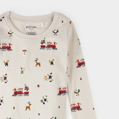 Ensemble de pyjama - La fabrique du Père-Noël - 2 à 14 ans