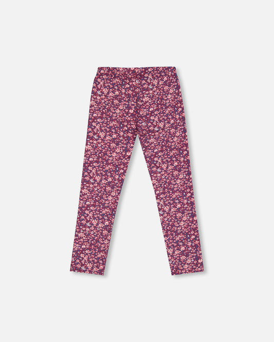 Legging Imprimé en coton organique - Forêt enchantée - G20I60-076 - 2 à 10 ans