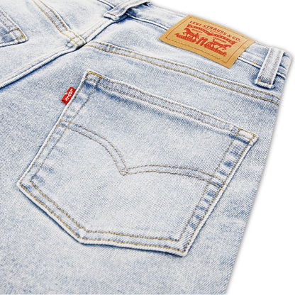 Jeans coupe ample fuselée - 91D516-LD2 - Bleu essentiel - 8 à 18 ans