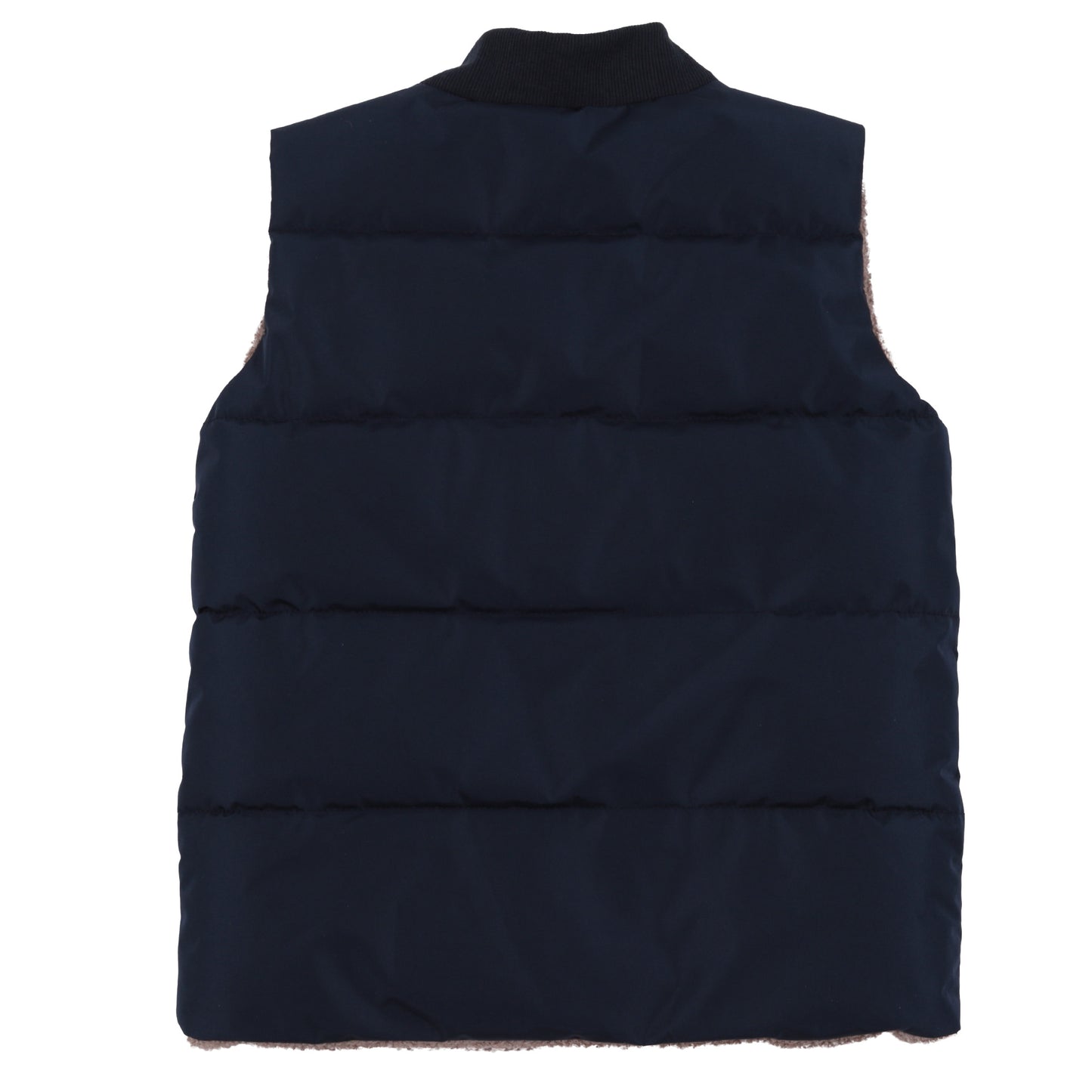 Veste matelassé réversible sans manches - F2607-02 - Marine - 2 à 10 ans