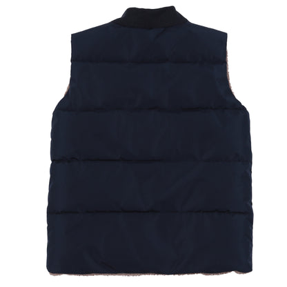 Veste matelassé réversible sans manches - F2607-02 - Marine - 2 à 10 ans