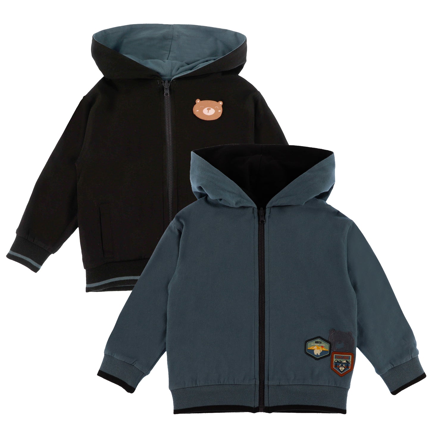 Veste à capuchon réversible - ROARRR! - F2655-04 - 3 à 24 mois