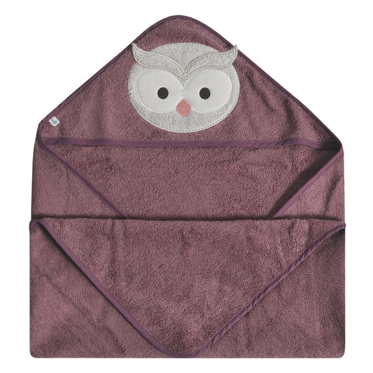 Serviette à capuchon pour bébé - Hibou