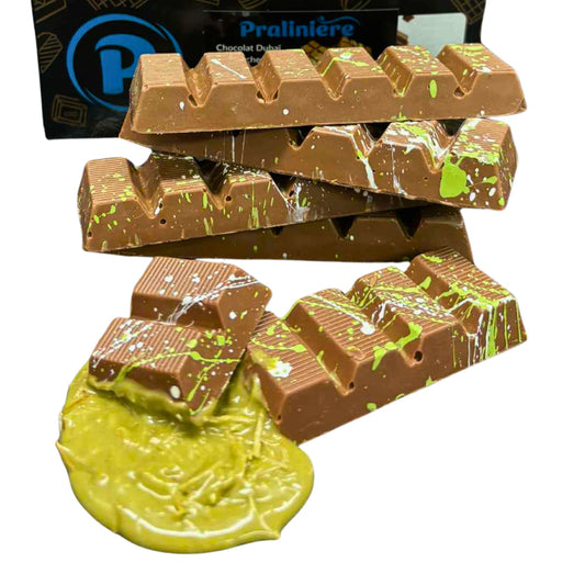 Chocolat de Dubaï – Barres artisanales aux pistaches et knafeh - 46g
