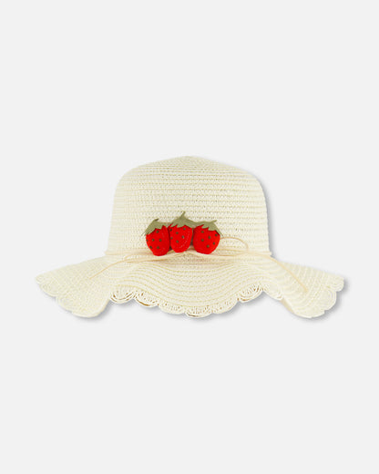 Chapeau de paille - Fraise - H30HH