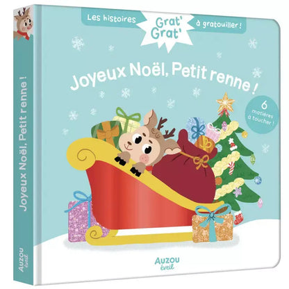 Livre à Toucher, Joyeux Noël, Petit Renne!