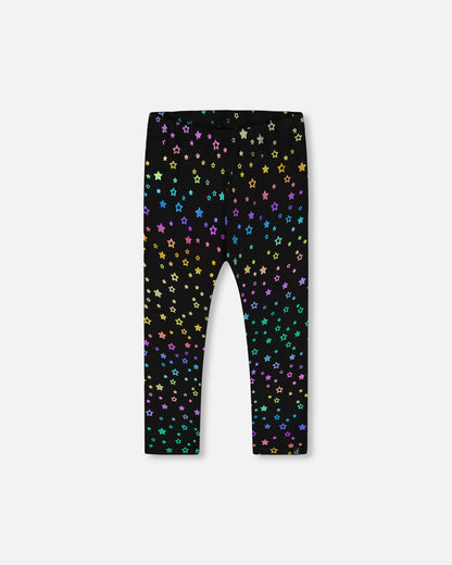 Legging imprimé - Étoiles, Arc-en-ciel et Coeurs - G20L60-081 - 3 à 10 ans