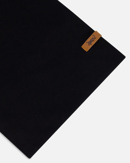Foulard en coton F30W21-999 - Noir