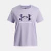 UA T-Shirt Tech Print Fill Graphic - 6009977-536 - Mauve - 7 à 14 ans