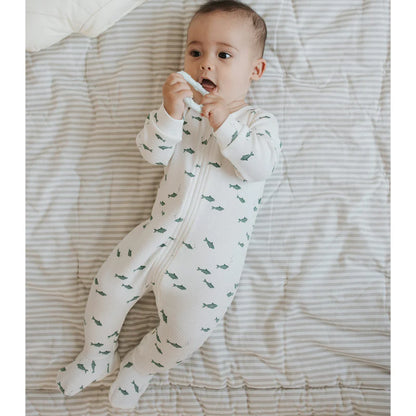 Pyjama en coton organique - Poissons - Nouveau-né à 24 mois
