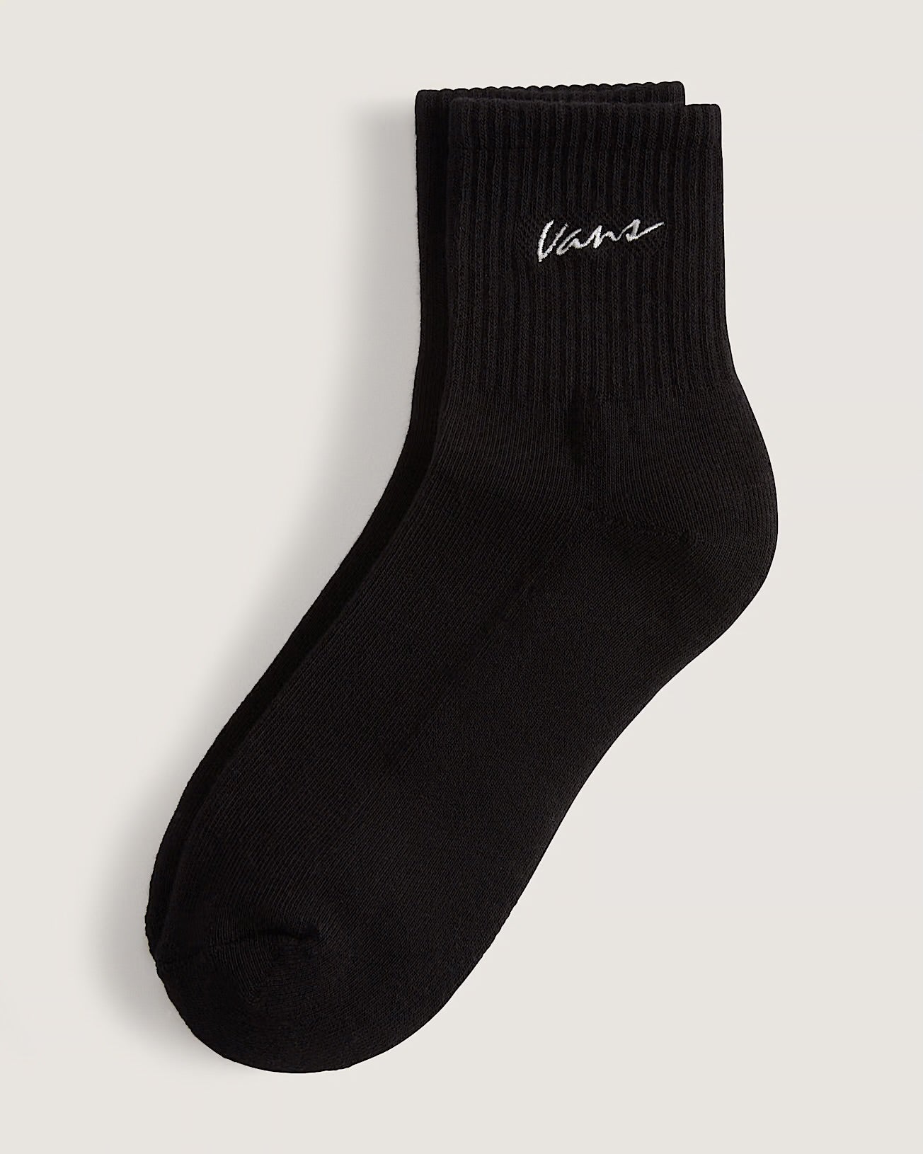 Bas Paquet de 1 - B CLASSIC SCRIPT HALF CREW - Noir