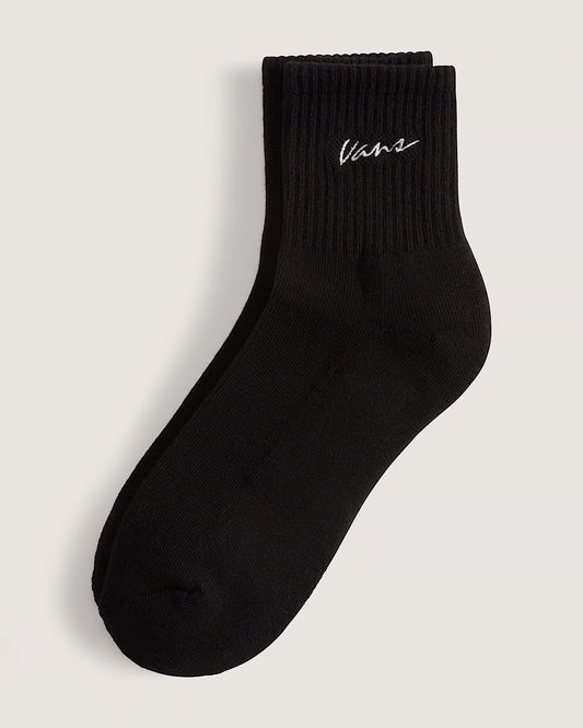 Bas Paquet de 1 - B CLASSIC SCRIPT HALF CREW - Noir