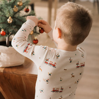 Ensemble de pyjama - La fabrique du Père-Noël - 2 à 14 ans