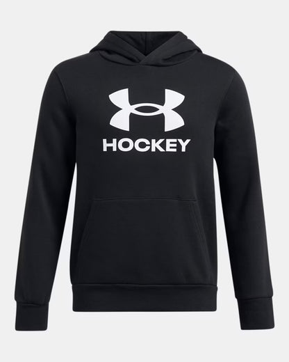 UA Icon Fleece -Hockey - Noir- 7 à 14 ans