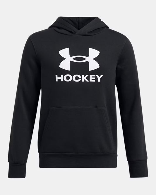 UA Icon Fleece -Hockey - Noir- 7 à 14 ans