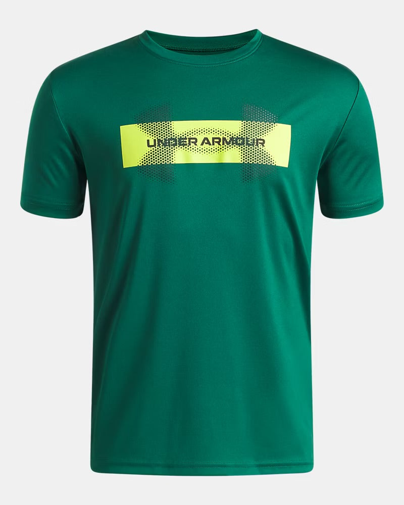 T-Shirt -  UA Tech™ Graphic 6013833-312 - Vert- 7 à 14 ans