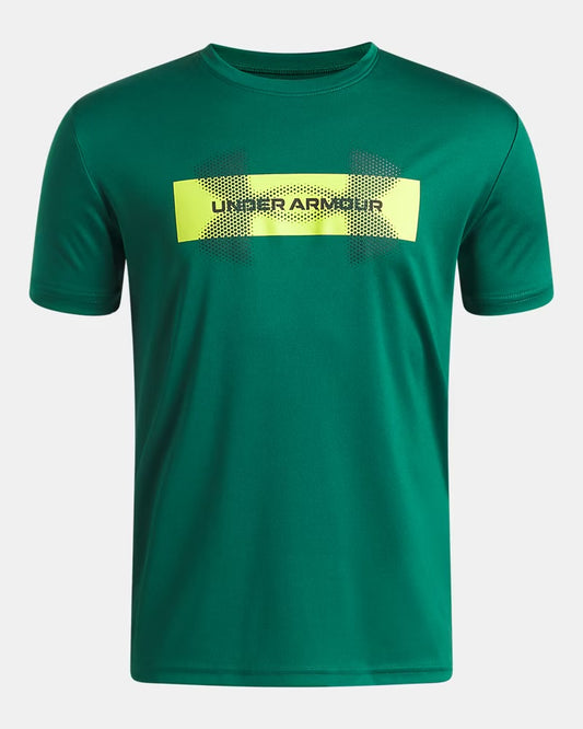 T-Shirt -  UA Tech™ Graphic 6013833-312 - Vert- 7 à 14 ans