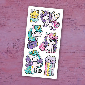 Tatouages  - Les pouliches arc-en-ciel