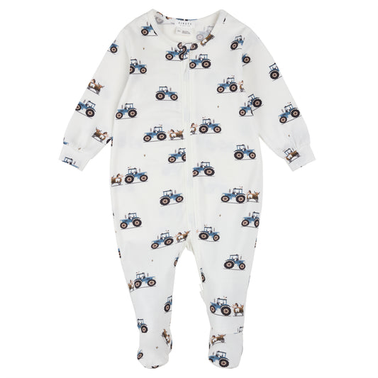 Pyjama en coton organique - 26FGL32P06-B - Nouveau-né à 24 mois