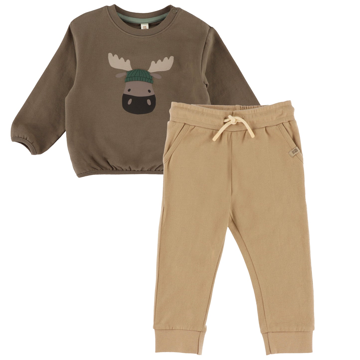 Ensemble chandail et pantalon - Ma douce forêt - F2659-06 - Nouveau-né à 24 mois