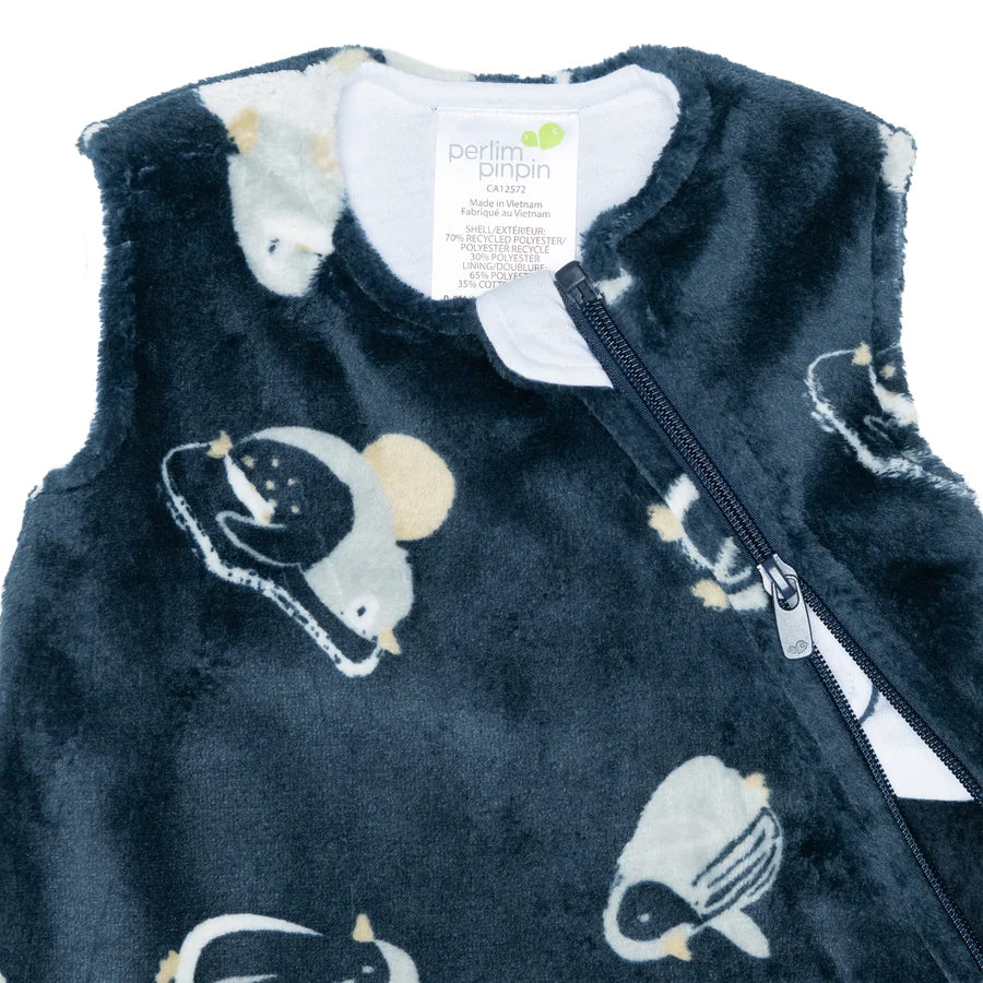 Sac de nuit en peluche - Pingouin (1.5 tog)