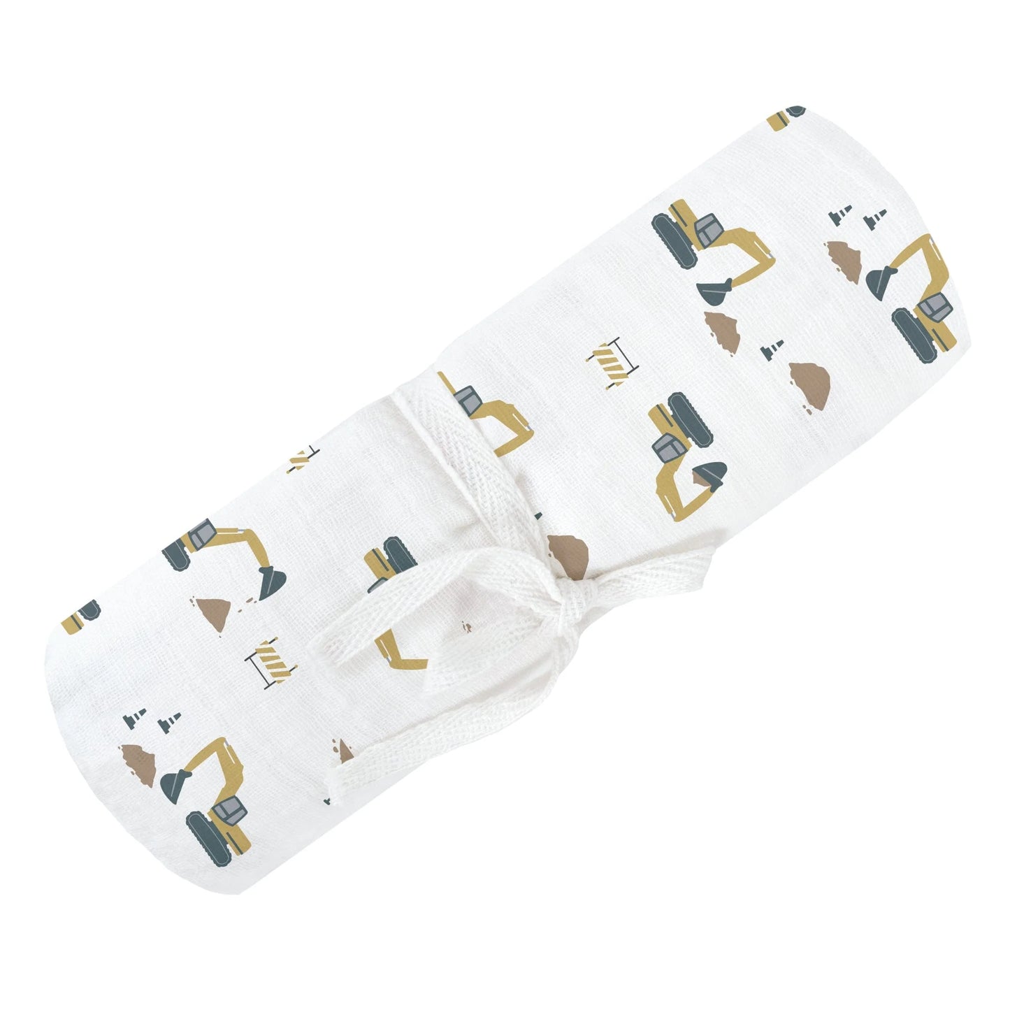 Couverture mousseline de coton unie - Excavatrices