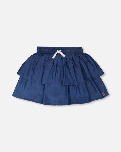 Jupe culotte en denim - H30H80_3H098 - 2 à 10 ans