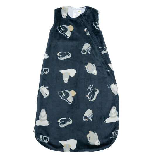 Sac de nuit en peluche - Pingouin (1.5 tog)