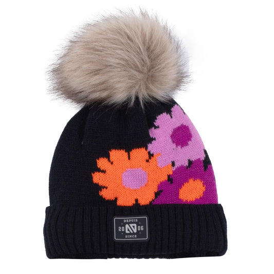 Tuque d’hiver - F25TU264- Noir - 7/14 ans